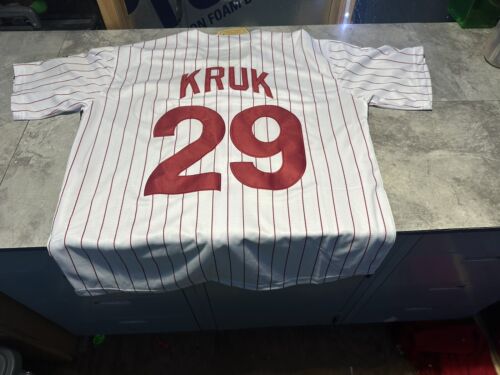 NWT John Kruk Throwback Phillies Jersey Large