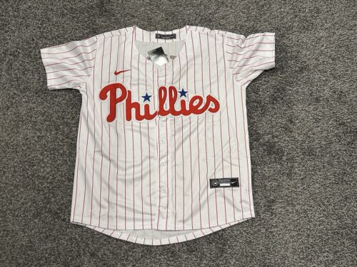 NWT Philadelphia Phillies White W/ pinstripe Bryson Stott Jersey Size