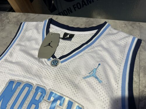 NWT Michael Jordan #23 North Carolina Elite Limited Jersey White Large