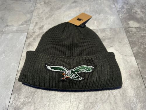 NWT PHILADELPHIA EAGLES Gray Throwback NFL BEANIE. Fleece Lined… Warm