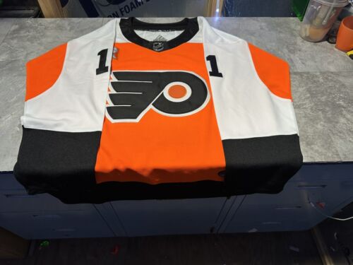 NWOT Adidas Philadelphia Flyers Travis Konecny Jersey Size 46 Small.
