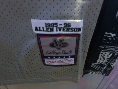 Men's Georgetown Hoyas Allen Iverson Mitchell & Ness College Swingman Large