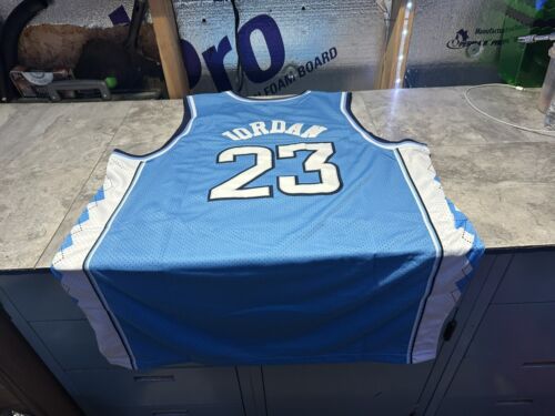 NWOT Blue North Carolina Tar Heels NCAA Michael Jordan #23 Basketball 3XL