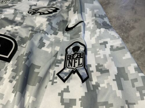 NWT Philadelphia Eagles Saquon Barkley Camo 2024 Salute To Service Jersey Small