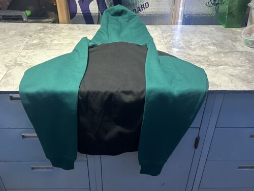 Philadelphia Eagles Hooded Sweatshirt, Eagles Hoodie, Football. Black/Green