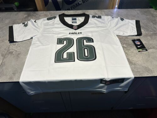 NWT Youth Philadelphia Eagles Saquon Barkley White Jersey Size XLarge