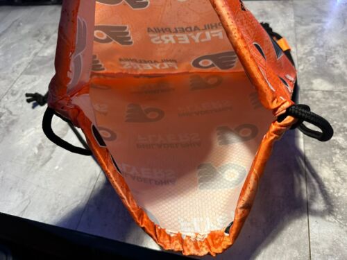NWOT Philadelphia Flyers Orange/ White Backpack, School bag, Bag. NHL