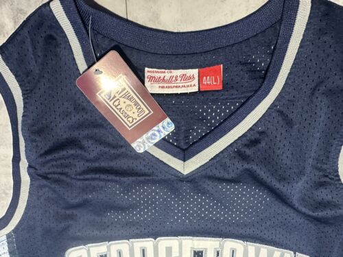 Men's Large Georgetown Hoyas Allen Iverson Mitchell & Ness College Swingman