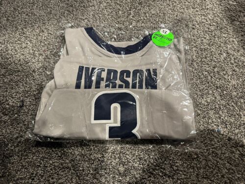 Mens XL Allen Iverson #3 Basketball Jersey Georgetown Hoyas College