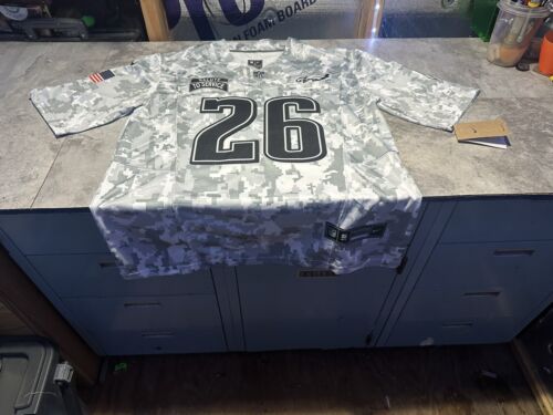 NWT Philadelphia Eagles Saquon Barkley Camo 2024 Salute To Service Jersey Small