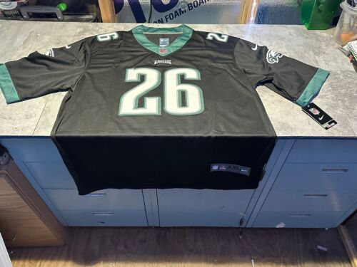 NWT Nike Philadelphia Eagles Saquon Barkley Black Jersey Size XXXL