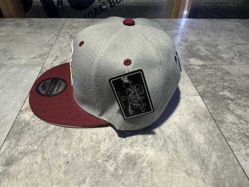 NWT Kipa Premium Philadelphia Phillies CitY Connet Gray/ Burgundy Brim Hat