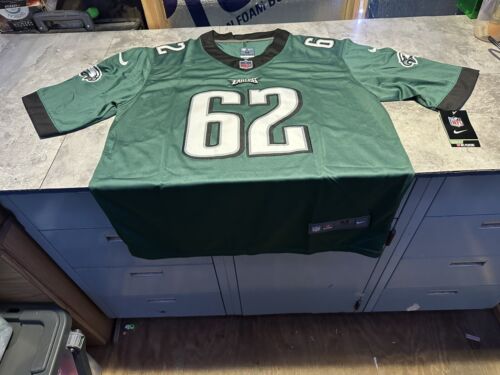 NWT Jason Kelce Philadelphia Eagles Midnight Green Jersey Size Medium