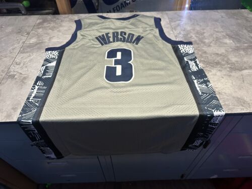 Men's Georgetown Hoyas Allen Iverson Mitchell & Ness College Swingman Large