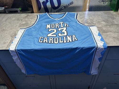 NWOT Blue North Carolina Tar Heels NCAA Michael Jordan #23 Basketball 4XL