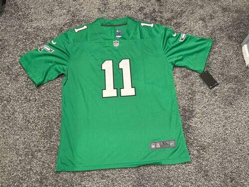 NWT Men’s Nike 5XL AJ Brown Philadelphia Eagles Kelly Green Throwbac