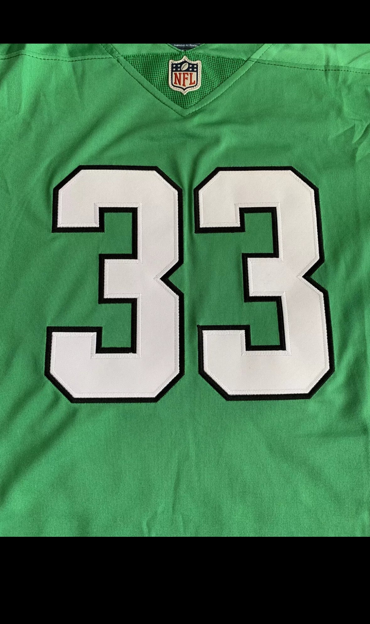 NWT Cooper DeJean Philadelphia Eagles Kelly Green Jersey Size Large