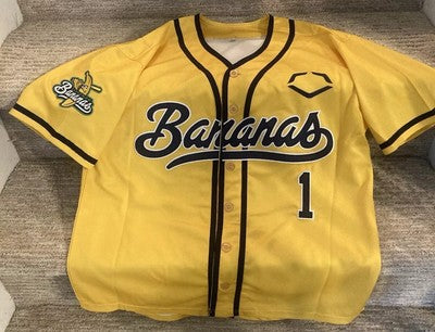NWOT 4XL Savannah Bananas Jersey #1 Size XXXXLarge