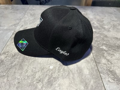 NWT Kipa Premium Black Philadelphia Eagles Adjustable Hat. Cap, Lid. Cap. Curved Brim