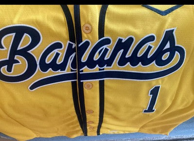 NWOT  3XL Savannah Bananas Jersey #1 Size XXXLarge