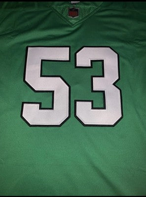 NWT Men’s XXXL Nike Zack Baun Kelly Green Philadelphia Eagles Throwback Jersey