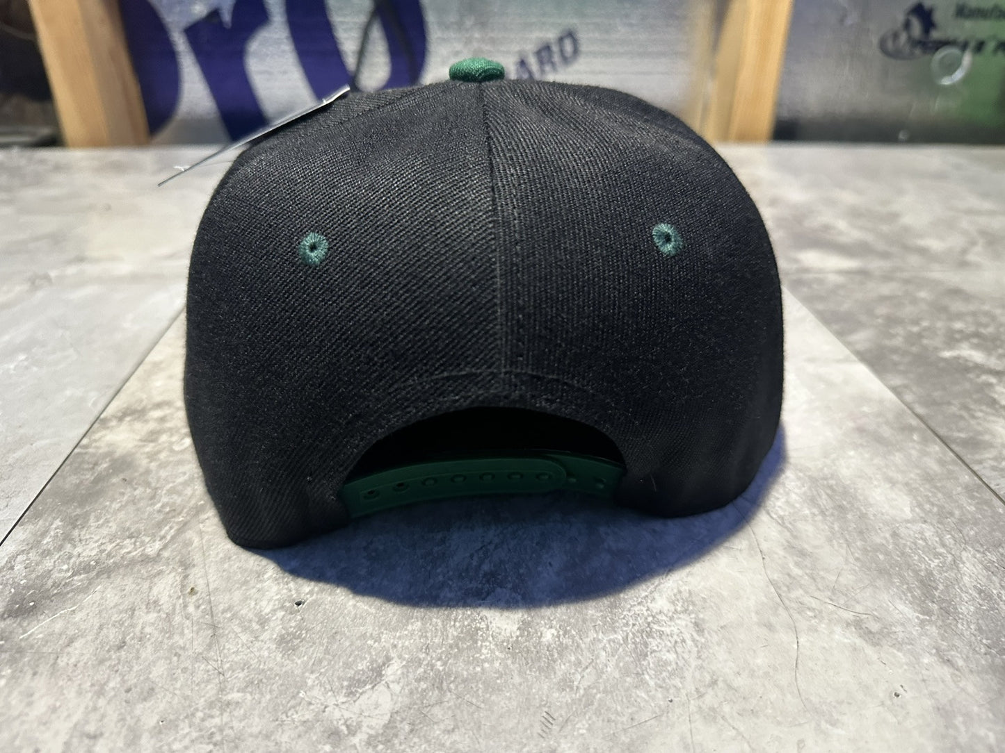 2024 Kipa Premium Black/ W Green Brim Philadelphia Eagles SnapBack Hat