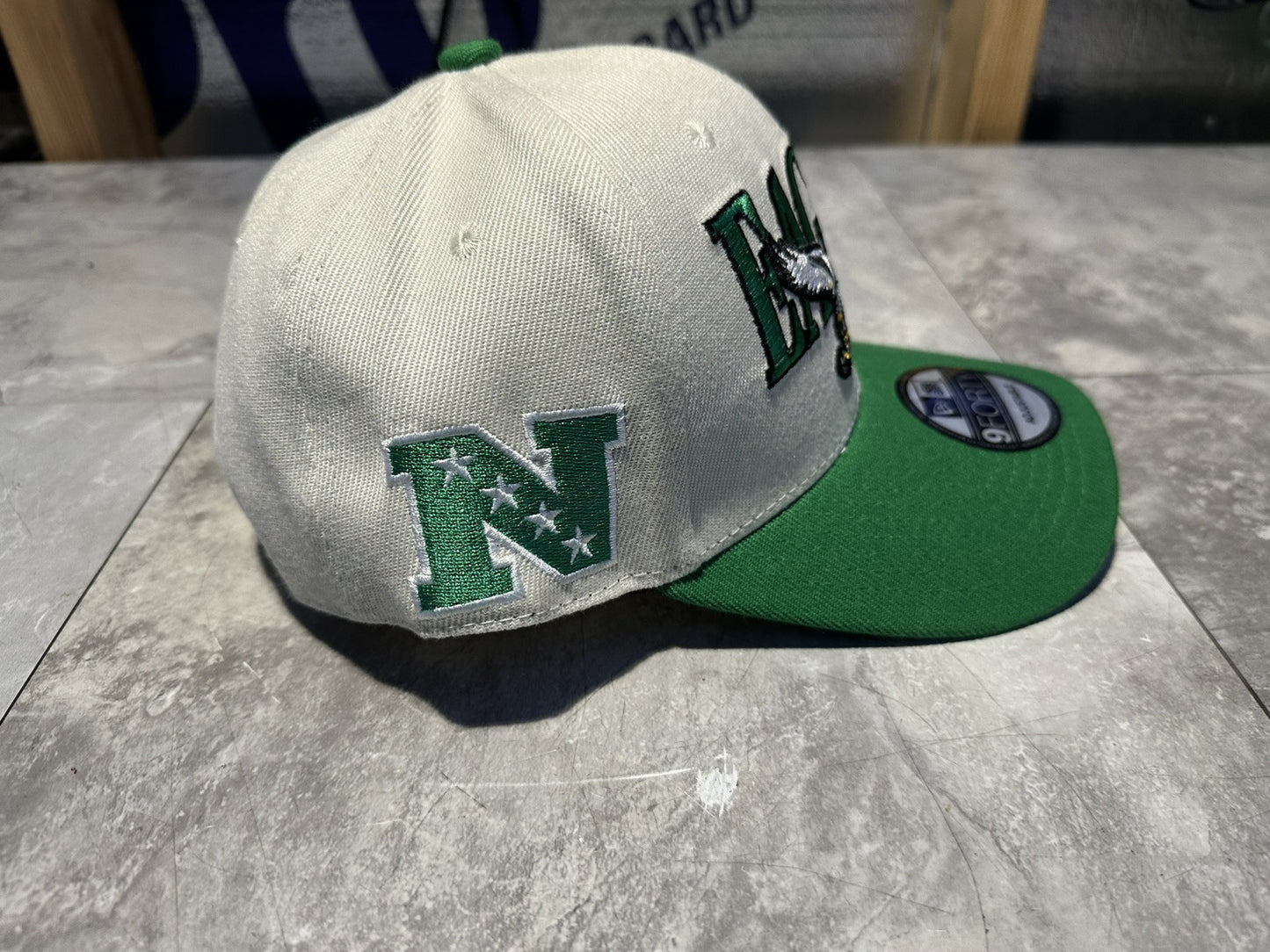 2024 New Era Philadelphia Eagles 9forty SnapBack White Hat Cap