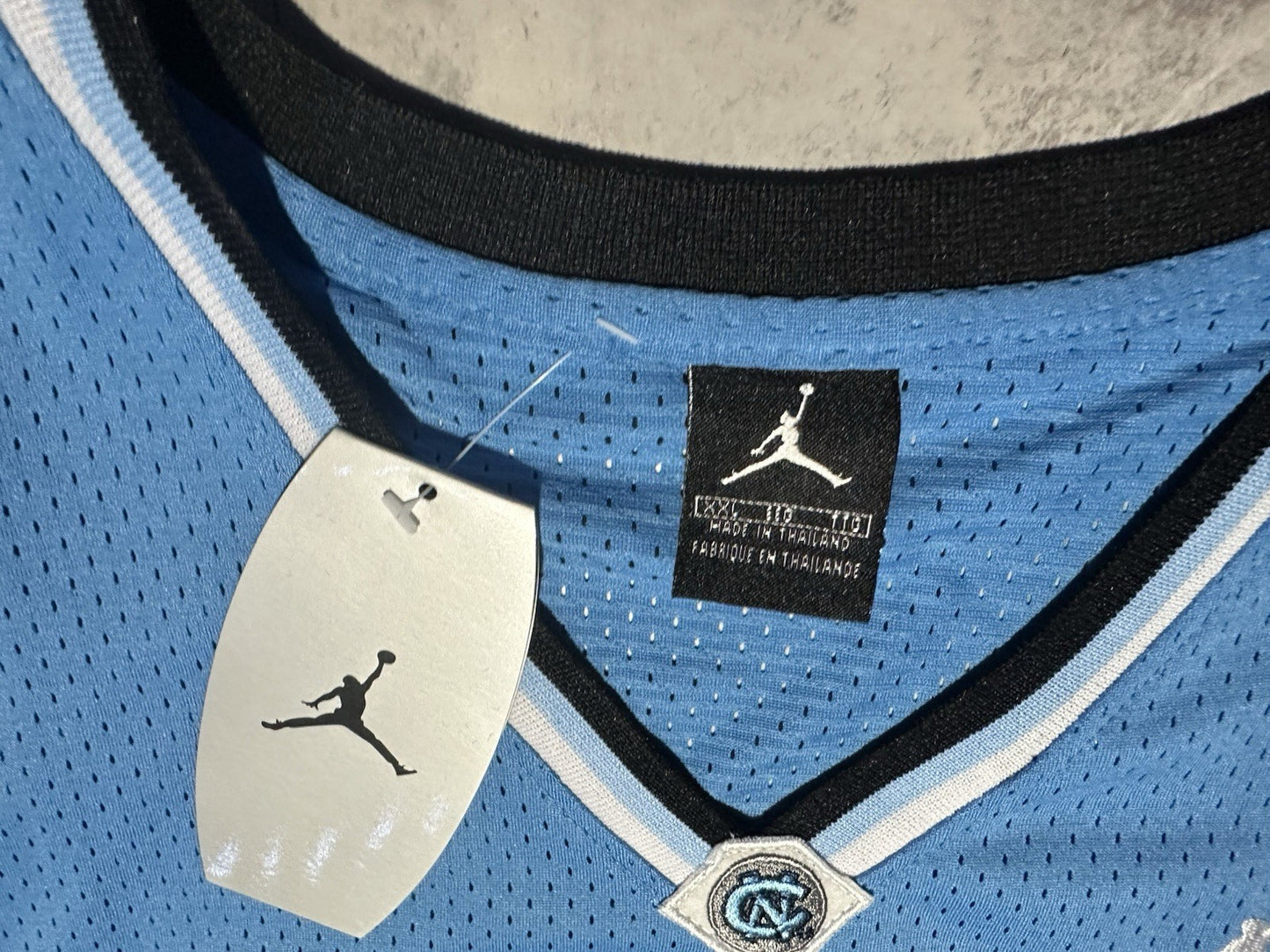 NWT Michael Jordan #23 North Carolina Elite Limited Jersey Blue XXLarg