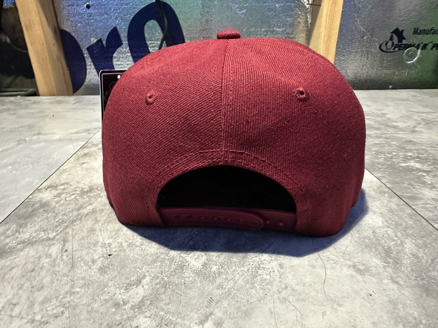 NWT Kipa Premium Philadelphia Phillies Burgundy/ White P Hat Cap Lid