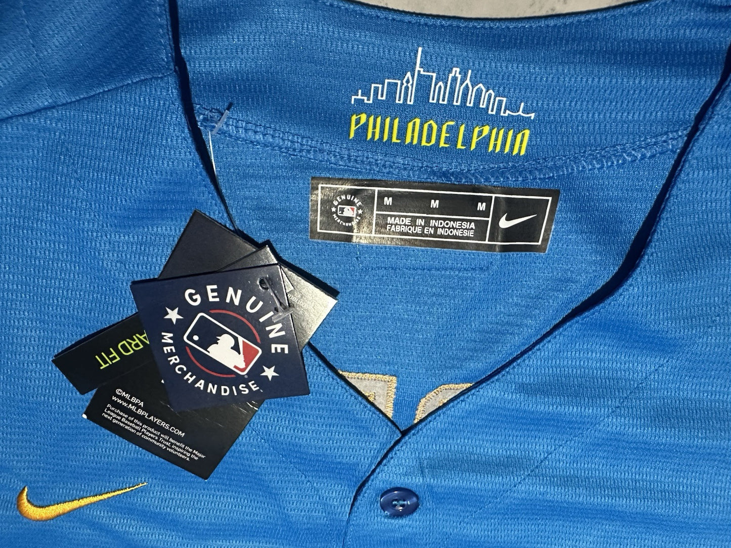 NWT Medium Bryce Harper Philadelphia Phillies City Connect Jersey Size