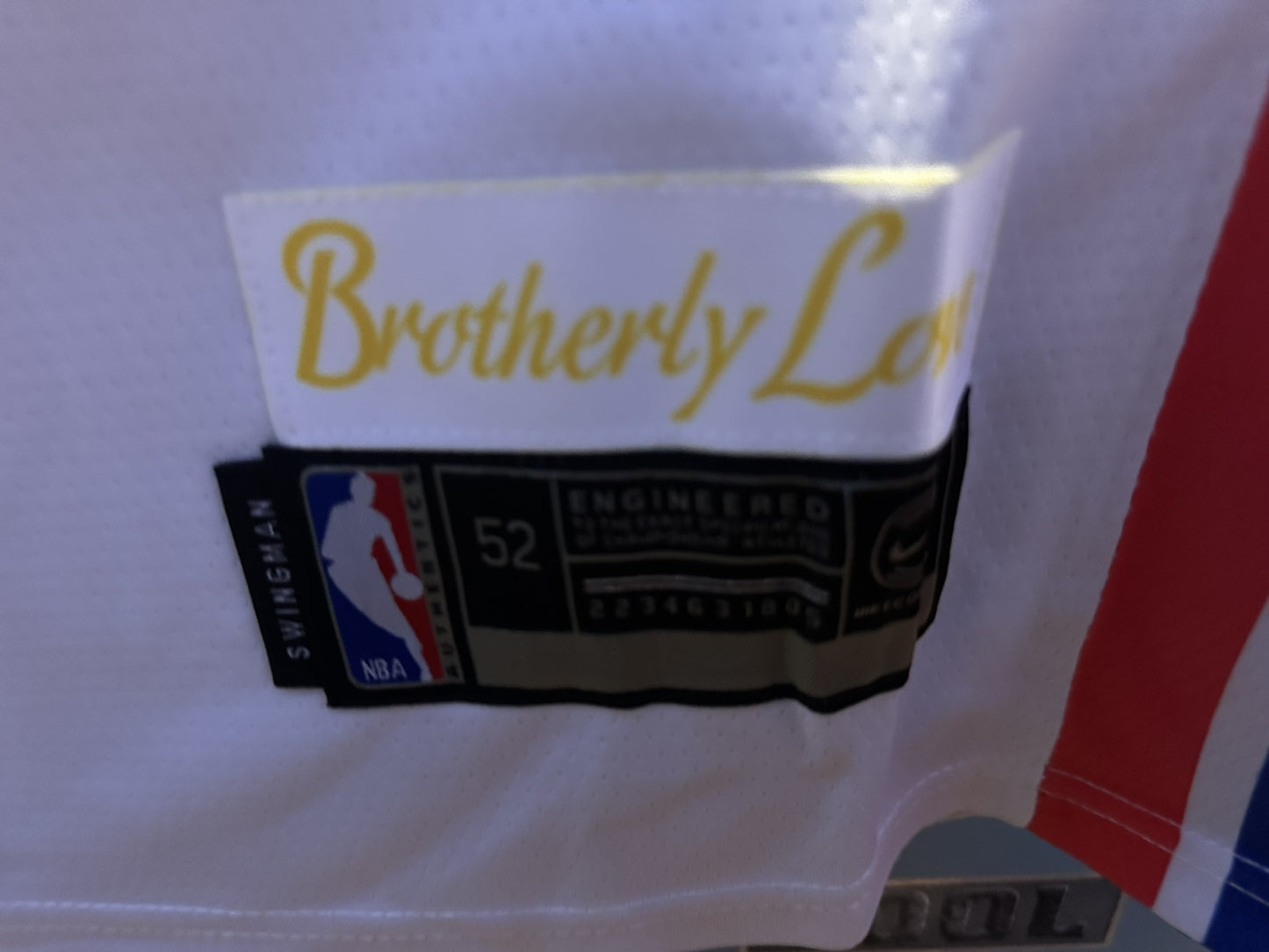 NWT White XL Philadelphia 76ers Joel Embiid Swingman Jersey Statement Edition