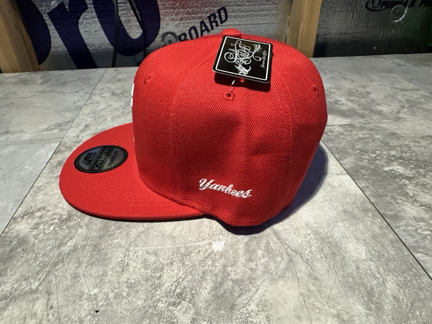 NWT Kipa Premium New York Yankees Red/ White NY Hat Cap Lid