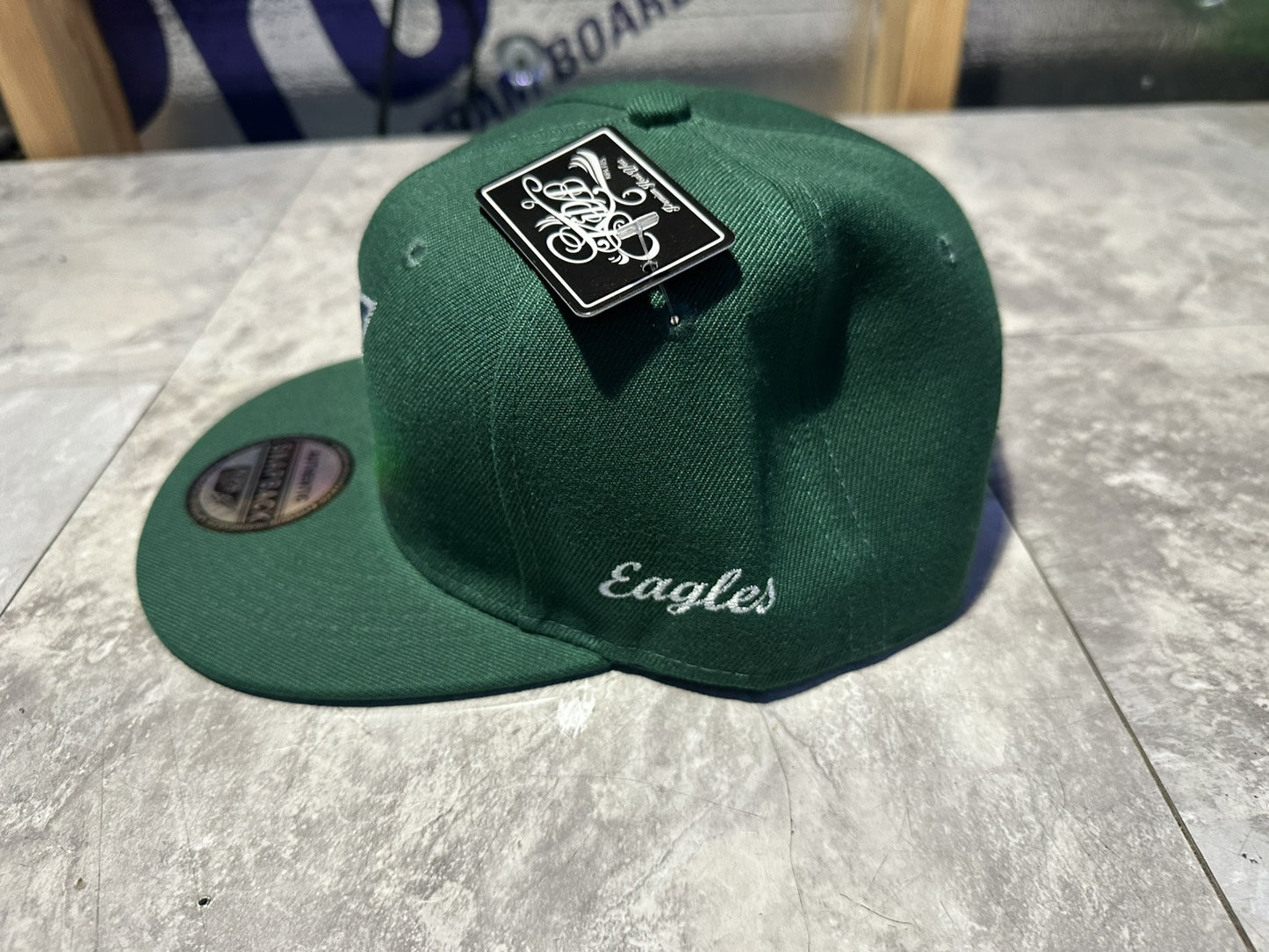 2024 Kipa Premium Green Philadelphia Eagles SnapBack Hat Cap Flat Brim