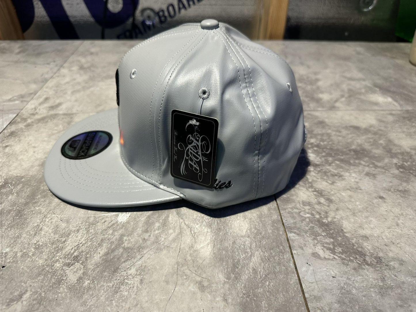 NWT Kipa Premium Philadelphia Phillies Throwback Leather Gray/ Black P