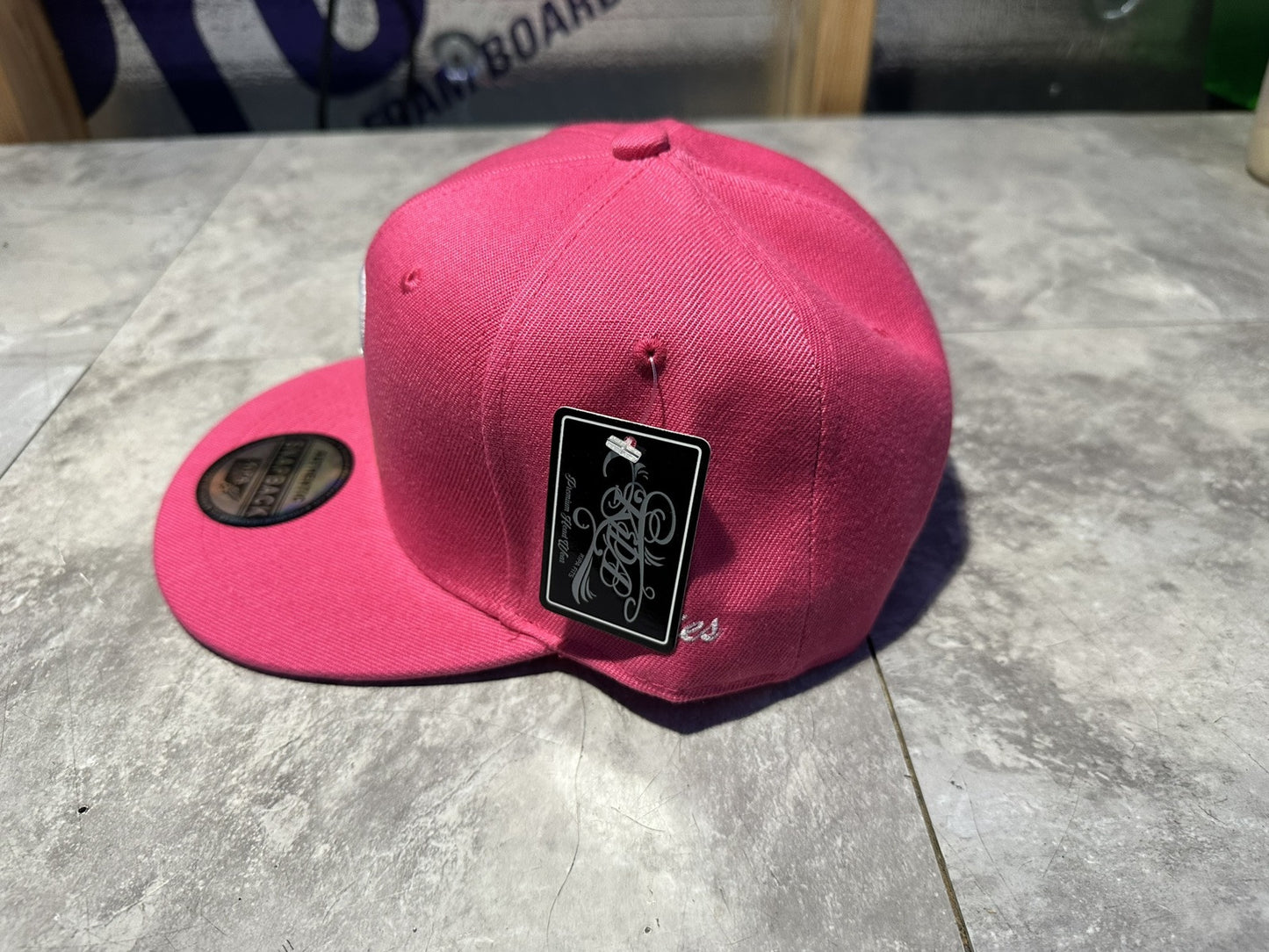 NWT Kipa Premium Philadelphia Phillies Pink/ White P Hat Cap Lid