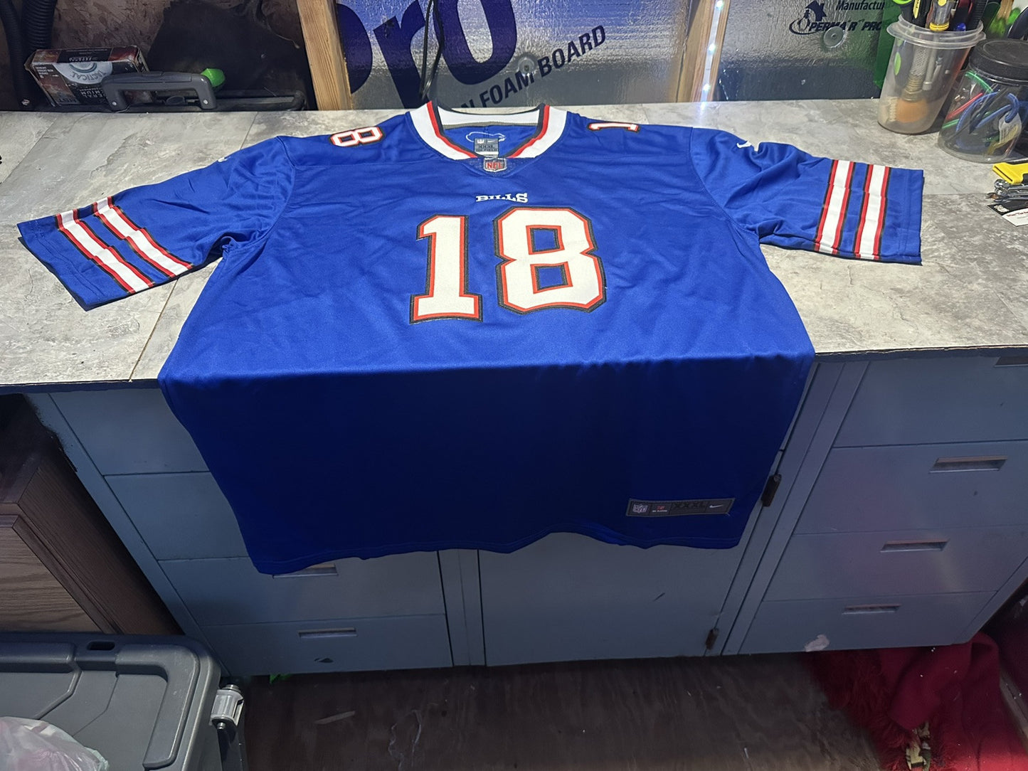 NWT Men’s Nike Amari Cooper # 18 XXXL Buffalo Bills Blue jersey 3XL