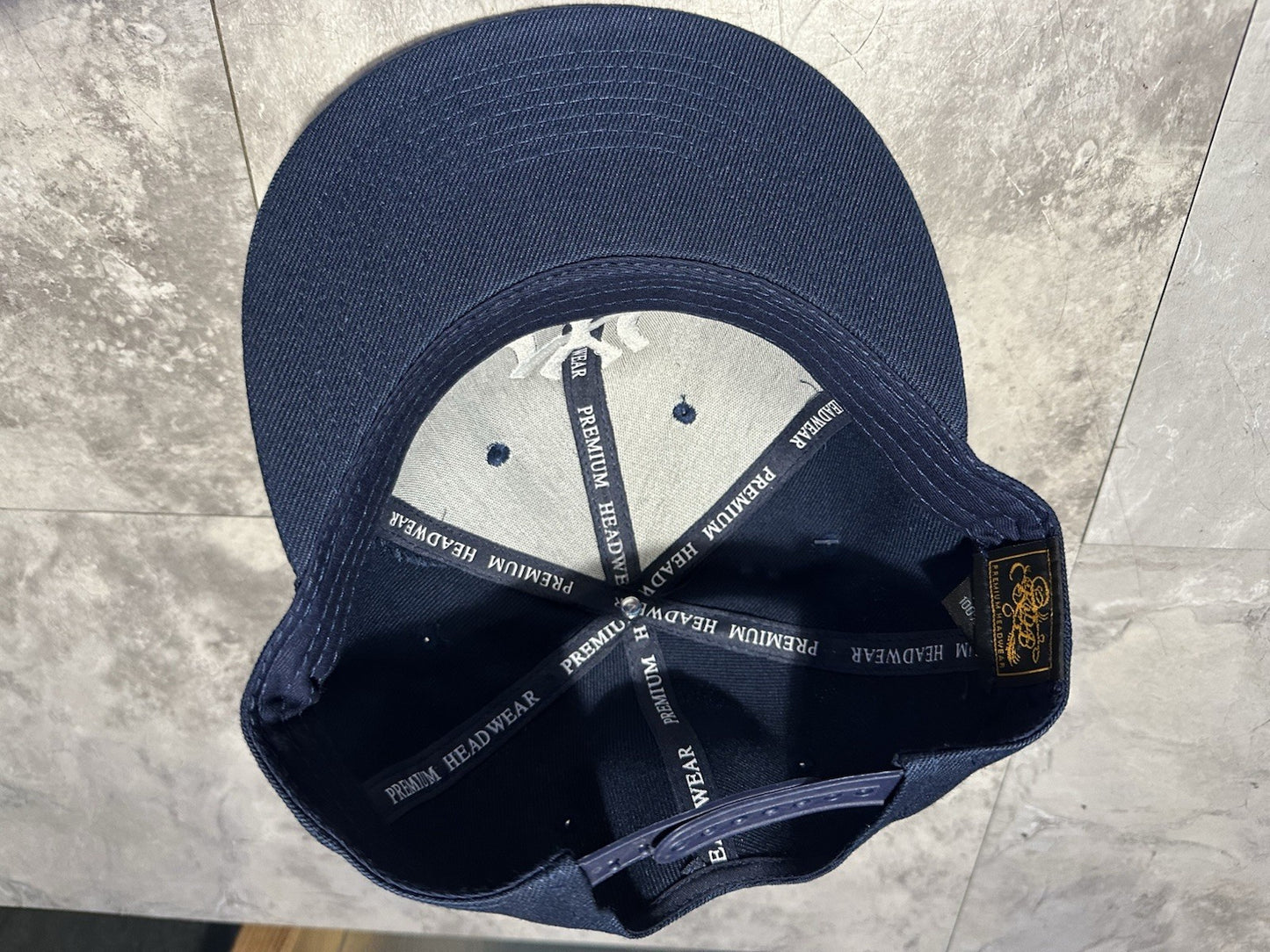 NWT Kipa Premium New York Yankees Blue/ White NY Hat Cap Lid