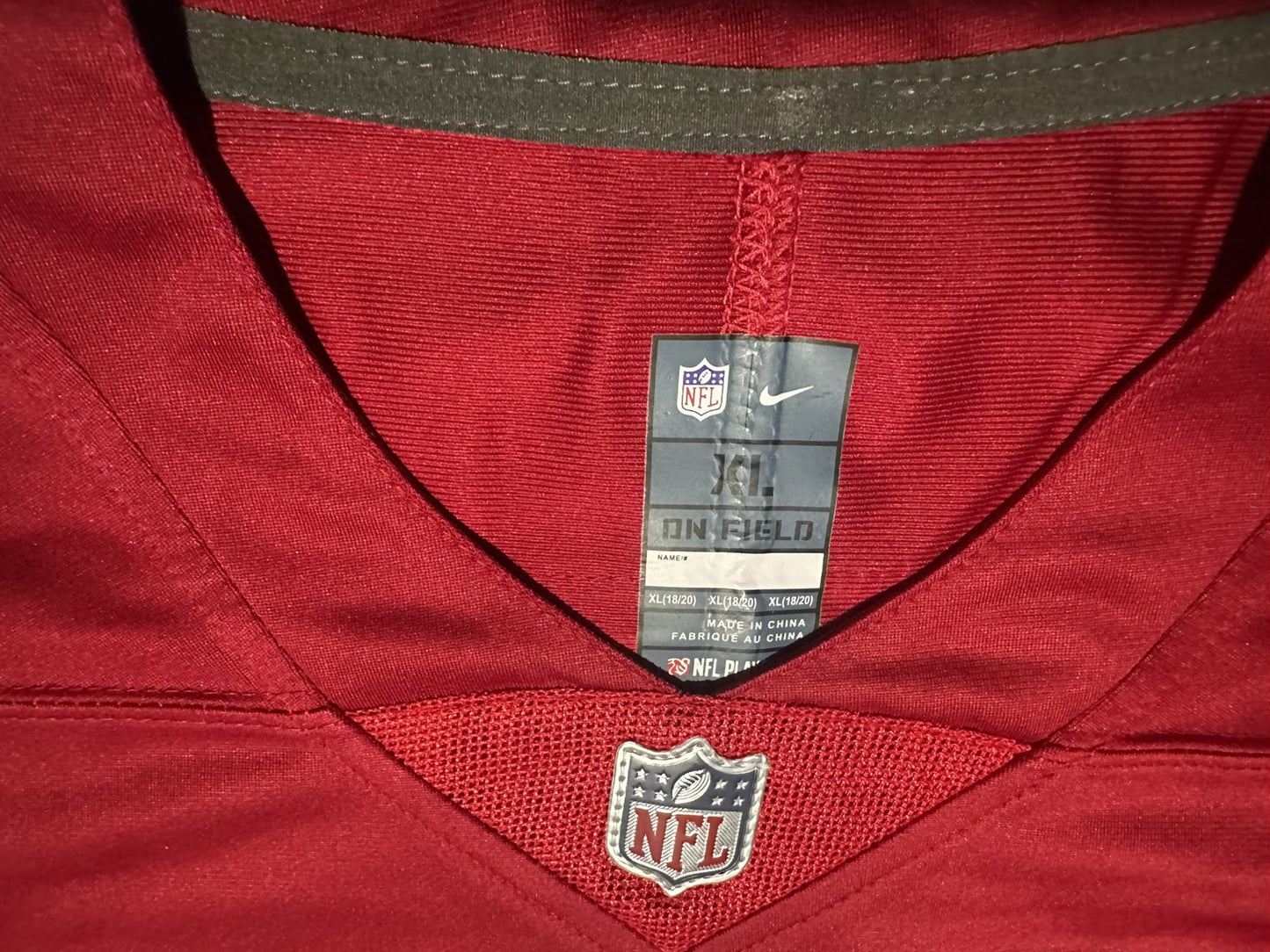 NWT Youth Nike Christian McCaffrey # 23 XLarge San Francisco 49ers jer