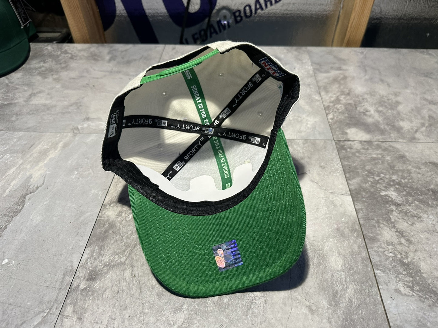 2024 New Era Philadelphia Eagles 9forty SnapBack White Hat Cap