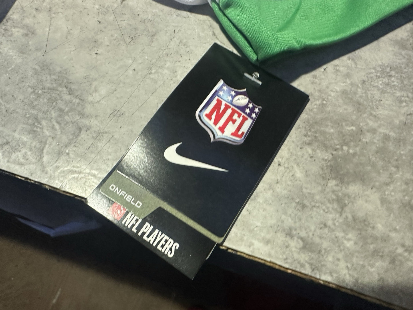 NWT Jason Kelce Philadelphia Eagles Throwback White/ Kelly Green Jerse