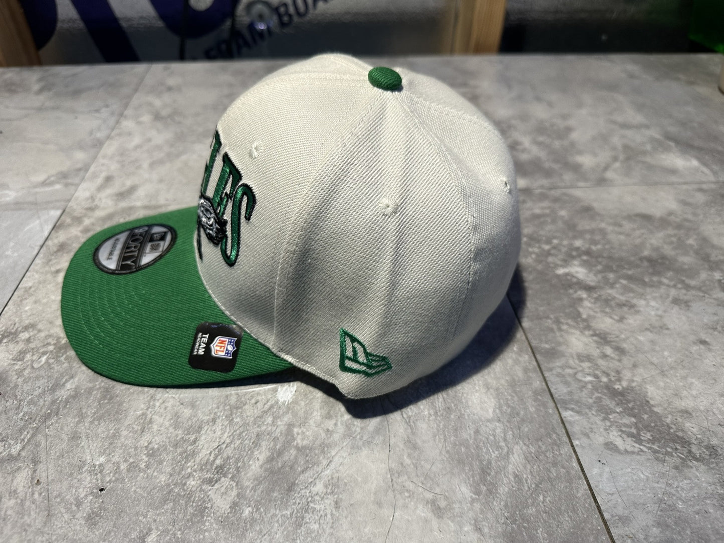 2024 New Era Philadelphia Eagles 9forty SnapBack White Hat Cap