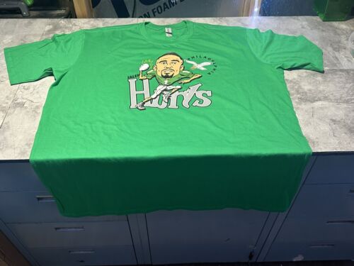 XXLarge Philadelphia Eagles Jalen Hurts Kelly Green Throwback Football