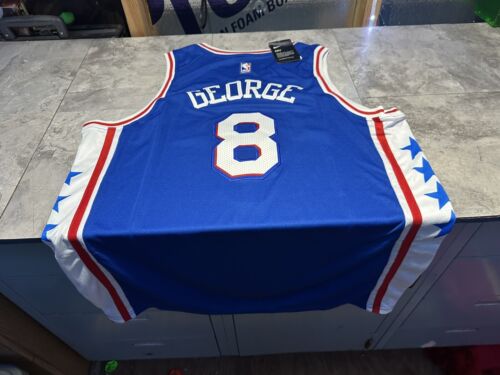 NWT Sixers 76ers Paul George City Edition Jersey Size XL Extra Large