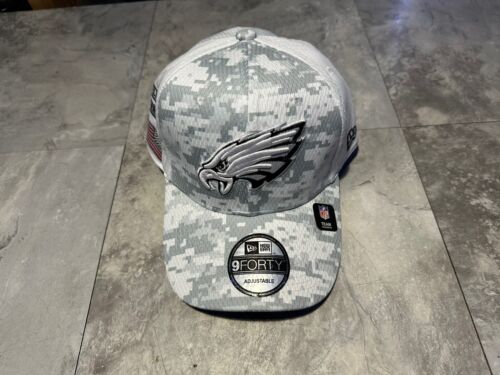 Philadelphia Eagles 2024 Salute To Service NEW ERA 9FORTYArctic Camo H