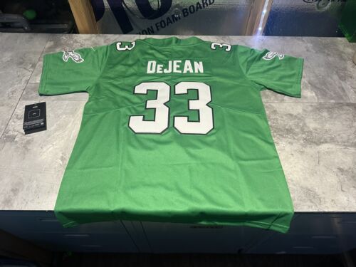 NWT Youth Large Philadelphia Eagles Cooper DeJean Throwback Kelly Green Jersey