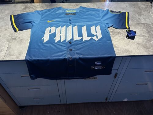 NWT XL Bryson Stott Philadelphia Phillies City Connect Jersey Size XL.