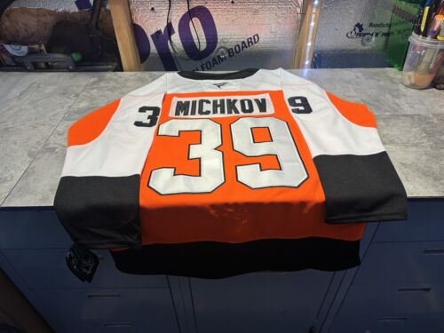 NWT Fanatics Matvei Michkov Philadelphia Flyers Jersey Size 50 Medium