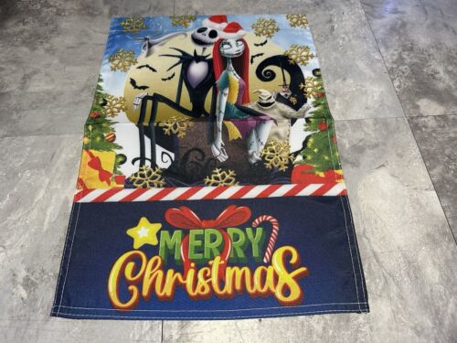 The Nightmare before Christmas Yard Flag 12" 18" Jack Skellington Sally Merry