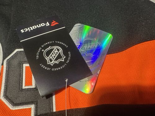 NWT Small Matvei Michkov #39 Philadelphia Flyers MEN Stitched Jersey Black.