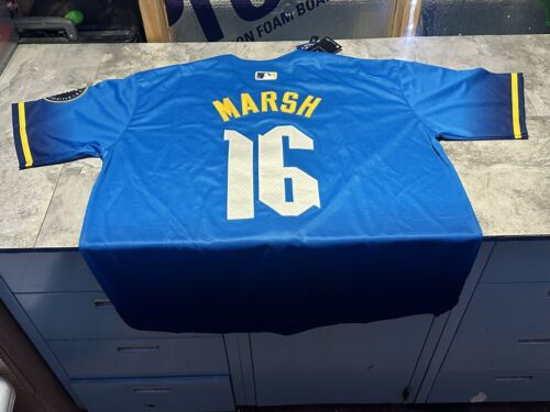 NWT Men’s Small Philadelphia Phillies City Connect Brandon Marsh Jersey